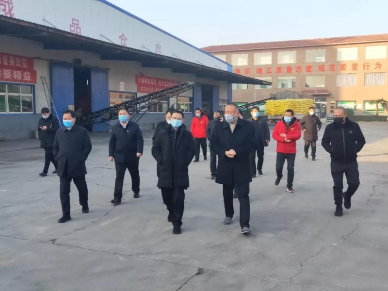 縣長申琳調(diào)研旭瑞集團(tuán)疫情防控、復(fù)工復(fù)產(chǎn)情況！