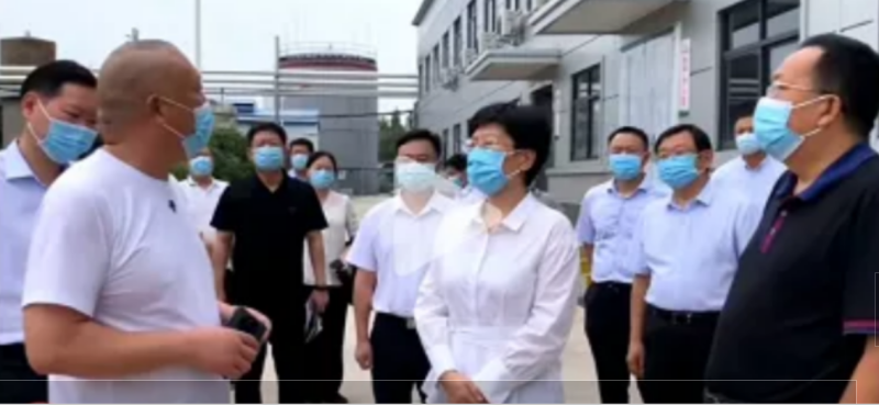 焦作市委書記葛巧紅一行蒞臨旭瑞集團參觀調研！